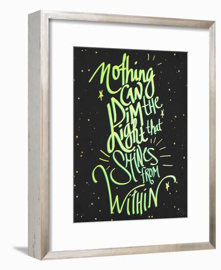 Nothing Can Dim the Light-Kimberly Glover-Framed Premium Giclee Print