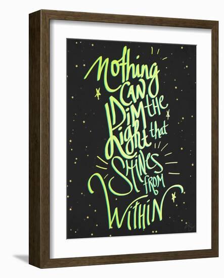 Nothing Can Dim the Light-Kimberly Glover-Framed Premium Giclee Print