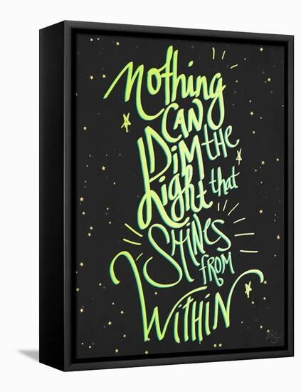 Nothing Can Dim the Light-Kimberly Glover-Framed Premier Image Canvas