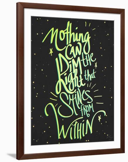 Nothing Can Dim the Light-Kimberly Glover-Framed Giclee Print