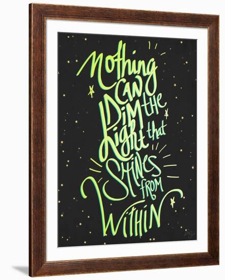 Nothing Can Dim the Light-Kimberly Glover-Framed Giclee Print