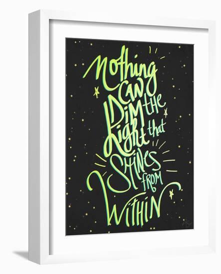 Nothing Can Dim the Light-Kimberly Glover-Framed Giclee Print