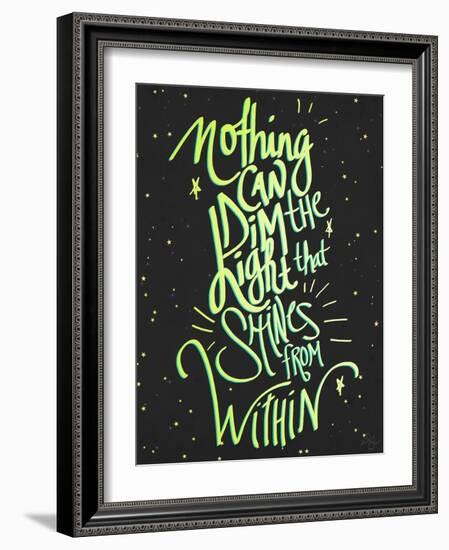 Nothing Can Dim the Light-Kimberly Glover-Framed Giclee Print