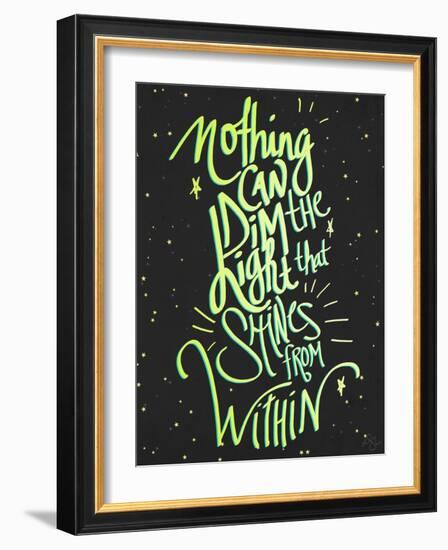 Nothing Can Dim the Light-Kimberly Glover-Framed Giclee Print