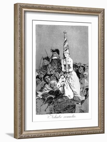 Nothing Could Be Done About It, 1799-Francisco de Goya-Framed Giclee Print