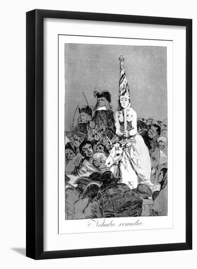 Nothing Could Be Done About It, 1799-Francisco de Goya-Framed Giclee Print