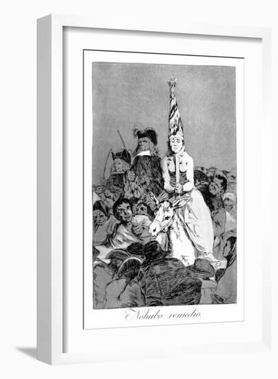 Nothing Could Be Done About It, 1799-Francisco de Goya-Framed Giclee Print