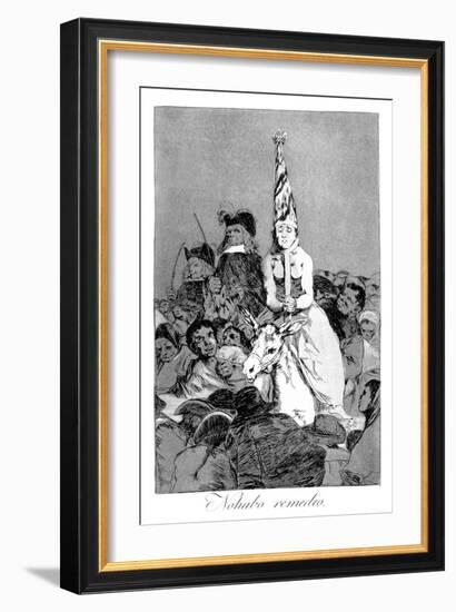 Nothing Could Be Done About It, 1799-Francisco de Goya-Framed Giclee Print