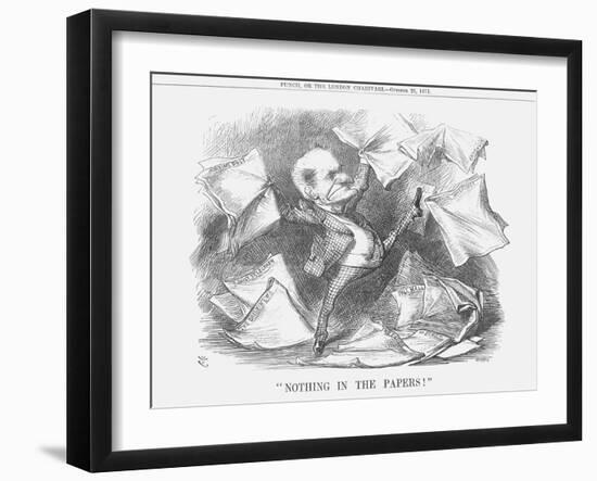 Nothing in the Papers!, 1871-Joseph Swain-Framed Giclee Print