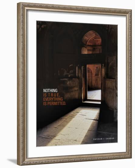 Nothing is True, Everything is Permitted-Adam Jones-Framed Art Print