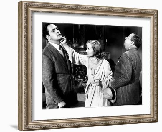 Nothing Sacred, Fredric March, Carole Lombard, Walter Connelly, 1937-null-Framed Photo