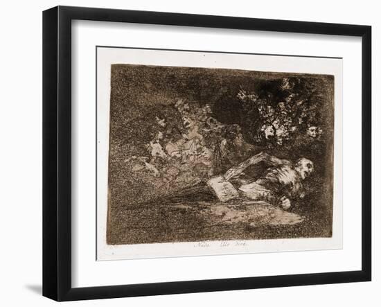 Nothing, that's what he will say-Francisco Jose de Goya y Lucientes-Framed Giclee Print