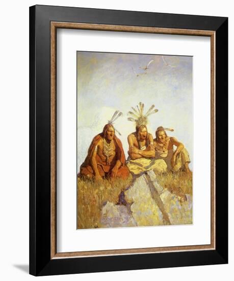 Nothing Would Escape, 1911-Newell Convers Wyeth-Framed Giclee Print