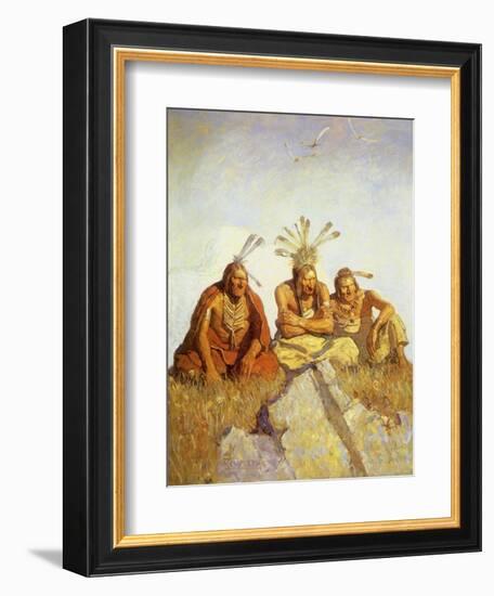 Nothing Would Escape, 1911-Newell Convers Wyeth-Framed Giclee Print