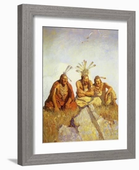 Nothing Would Escape, 1911-Newell Convers Wyeth-Framed Giclee Print