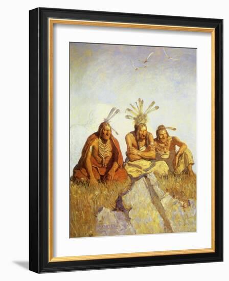 Nothing Would Escape, 1911-Newell Convers Wyeth-Framed Giclee Print