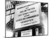 Notice in a Railway Station in German-Occupied Paris, 17 July 1940-null-Mounted Photographic Print