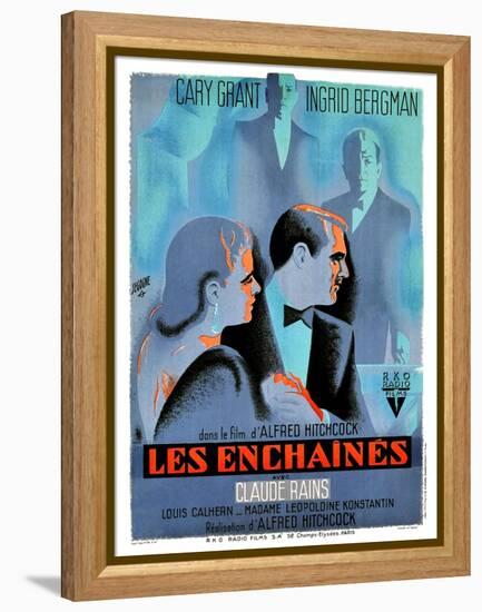 Notorious, (AKA Les Enchaines), 1946-null-Framed Stretched Canvas