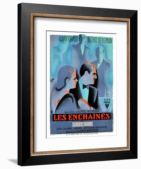 Notorious, (AKA Les Enchaines), 1946-null-Framed Art Print