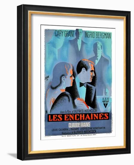 Notorious, (AKA Les Enchaines), 1946-null-Framed Art Print