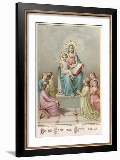 Notre-Dame, Catechisms-null-Framed Art Print