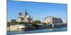Notre-Dame Cathedral and Ile De La Cite, Paris, France, Europe-G & M Therin-Weise-Mounted Photographic Print
