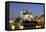 Notre Dame Cathedral and River Seine at Night, Paris, Ile De France, France, Europe-Markus Lange-Framed Premier Image Canvas