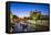 Notre Dame Cathedral and the River Seine, Paris, France, Europe-Gavin Hellier-Framed Premier Image Canvas
