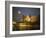 Notre Dame Cathedral at Night, with Moon Rising Above, Paris, France, Europe-Howell Michael-Framed Photographic Print