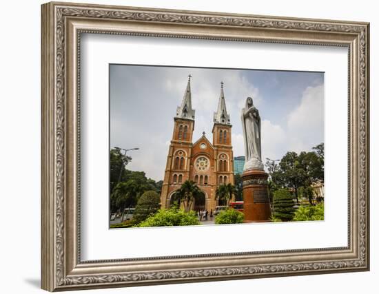 Notre Dame Cathedral, Ho Chi Minh City (Saigon), Vietnam, Indochina, Southeast Asia, Asia-Yadid Levy-Framed Photographic Print