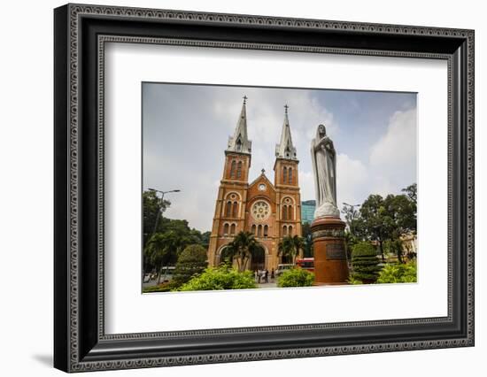 Notre Dame Cathedral, Ho Chi Minh City (Saigon), Vietnam, Indochina, Southeast Asia, Asia-Yadid Levy-Framed Photographic Print