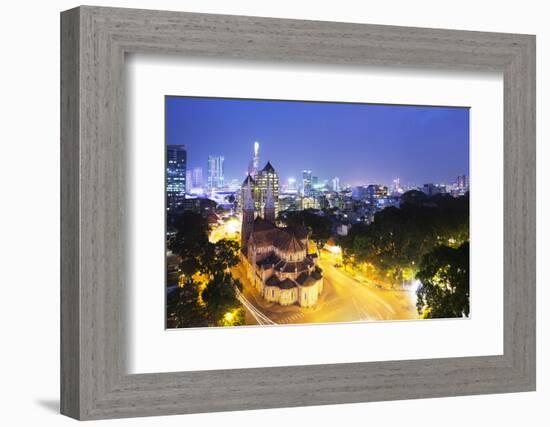 Notre Dame Cathedral, Ho Chi Minh City (Saigon), Vietnam, Indochina, Southeast Asia, Asia-Christian Kober-Framed Photographic Print