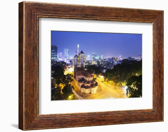 Notre Dame Cathedral, Ho Chi Minh City (Saigon), Vietnam, Indochina, Southeast Asia, Asia-Christian Kober-Framed Photographic Print