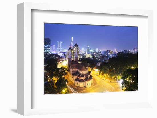 Notre Dame Cathedral, Ho Chi Minh City (Saigon), Vietnam, Indochina, Southeast Asia, Asia-Christian Kober-Framed Photographic Print