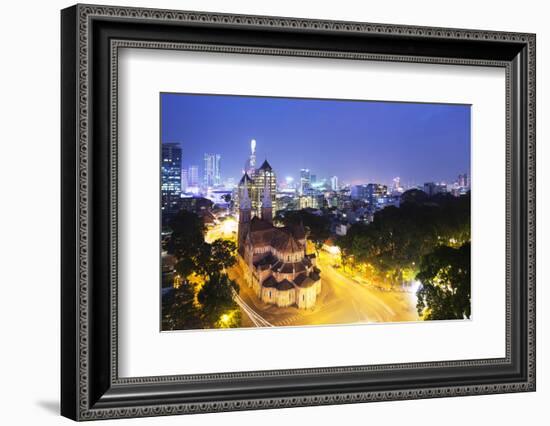 Notre Dame Cathedral, Ho Chi Minh City (Saigon), Vietnam, Indochina, Southeast Asia, Asia-Christian Kober-Framed Photographic Print