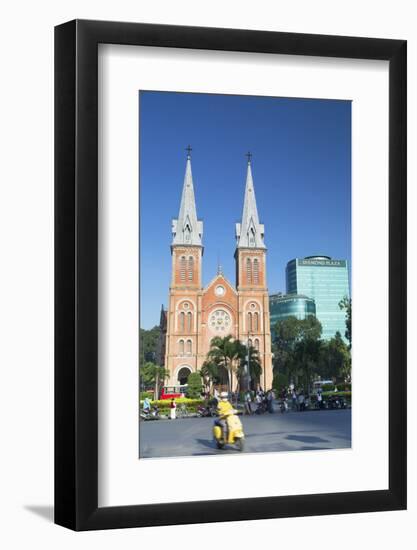 Notre Dame Cathedral, Ho Chi Minh City, Vietnam, Indochina, Southeast Asia, Asia-Ian Trower-Framed Photographic Print