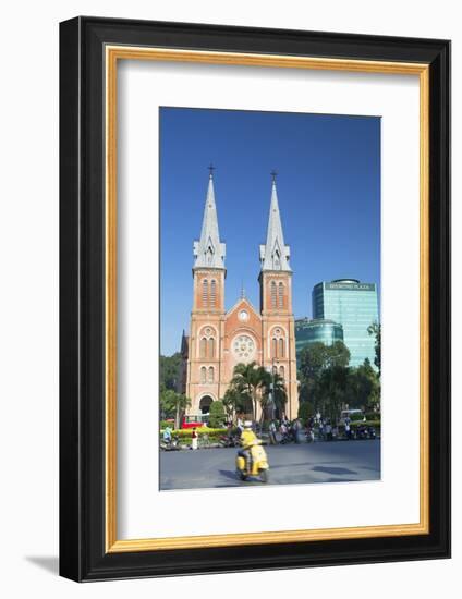 Notre Dame Cathedral, Ho Chi Minh City, Vietnam, Indochina, Southeast Asia, Asia-Ian Trower-Framed Photographic Print