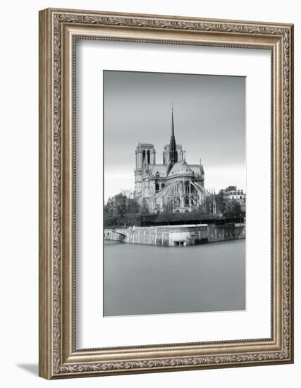 Notre Dame Cathedral on the River Seine, Paris, Ile De France, France, Europe-Markus Lange-Framed Photographic Print