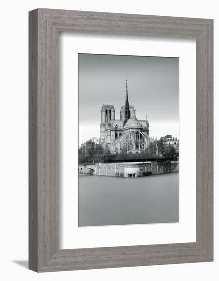 Notre Dame Cathedral on the River Seine, Paris, Ile De France, France, Europe-Markus Lange-Framed Photographic Print