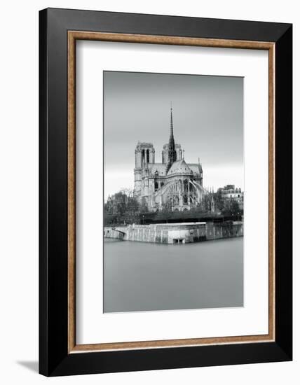 Notre Dame Cathedral on the River Seine, Paris, Ile De France, France, Europe-Markus Lange-Framed Photographic Print