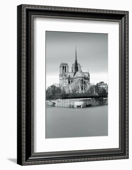 Notre Dame Cathedral on the River Seine, Paris, Ile De France, France, Europe-Markus Lange-Framed Photographic Print