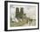 Notre Dame Cathedral, Paris, 1888-Childe Hassam-Framed Giclee Print