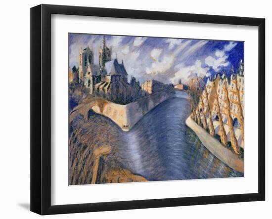 Notre Dame Cathedral, Paris, 1986-Charlotte Johnson Wahl-Framed Giclee Print