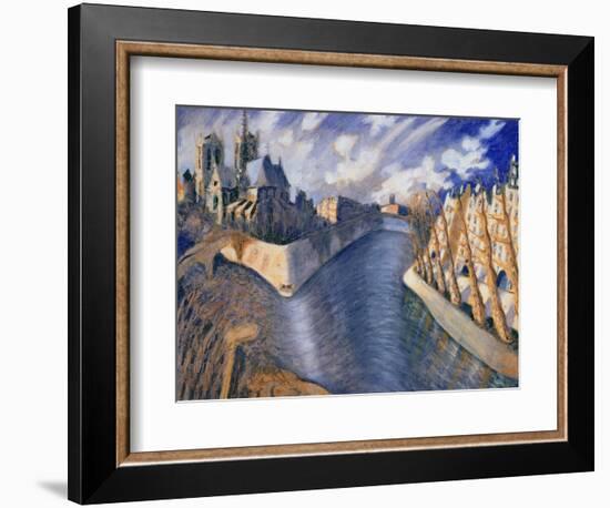 Notre Dame Cathedral, Paris, 1986-Charlotte Johnson Wahl-Framed Giclee Print