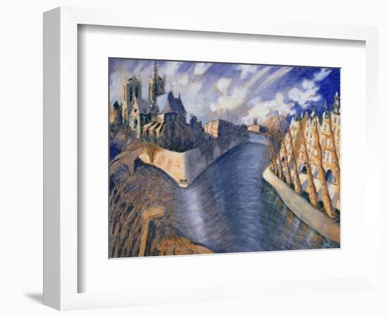 Notre Dame Cathedral, Paris, 1986-Charlotte Johnson Wahl-Framed Giclee Print