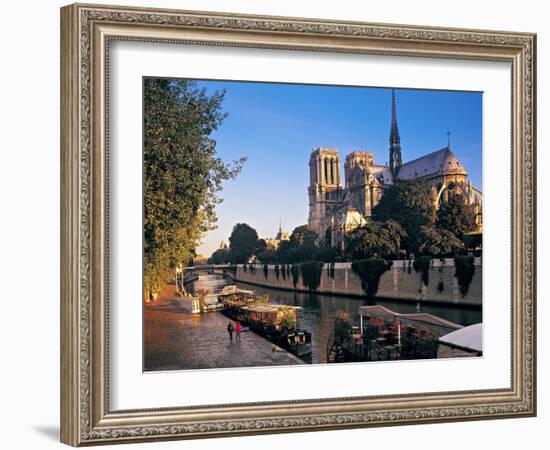 Notre Dame Cathedral, Paris, France-Peter Adams-Framed Photographic Print