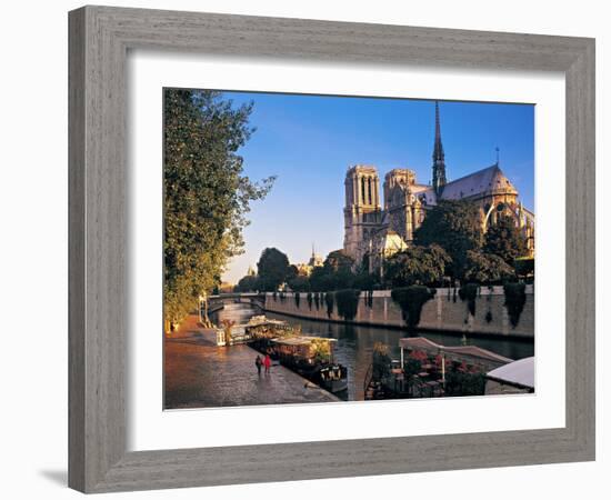 Notre Dame Cathedral, Paris, France-Peter Adams-Framed Photographic Print