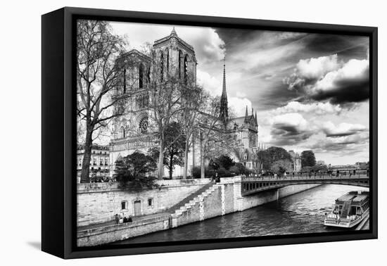 Notre Dame Cathedral - Paris - France-Philippe Hugonnard-Framed Premier Image Canvas