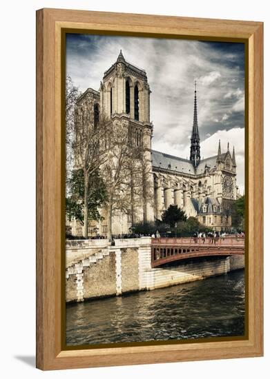 Notre Dame Cathedral - Paris - France-Philippe Hugonnard-Framed Premier Image Canvas