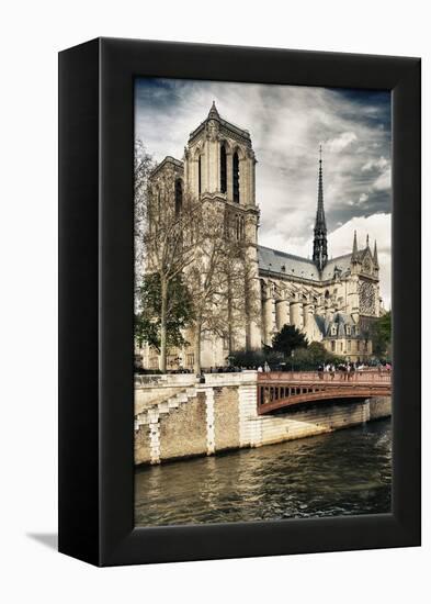 Notre Dame Cathedral - Paris - France-Philippe Hugonnard-Framed Premier Image Canvas